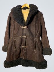 Brown Shearling Coat
