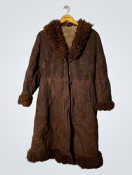 Brown Shearling Coat