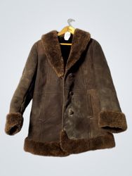 Brown Shearling Coat