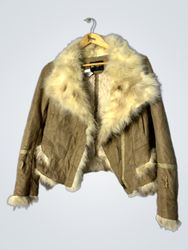 Brown Fur-Lined Jacket