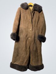 Brown Shearling Coat