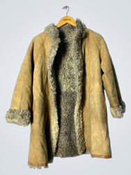 Tan Fur-Lined Coat