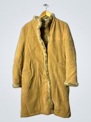Tan Fur-Lined Coat