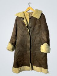Brown Shearling Coat