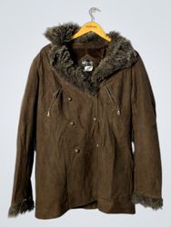 Brown Fur-Lined Jacket