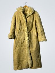 Tan Fur-Lined Coat