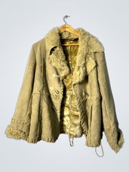 Tan Faux Fur Jacket