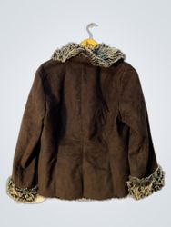 Brown Fur Trim Jacket