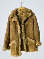Brown Shearling Coat