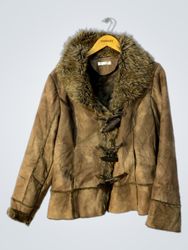 Brown Fur-Lined Jacket