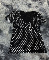 Black and White Polka Dot Dress
