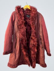Red Faux Fur Jacket