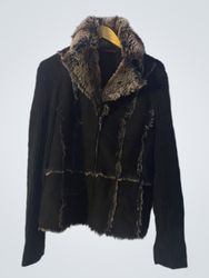 Black Fur-Lined Jacket