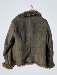 PHY-PHY Faux Fur Lined Suede Jacket