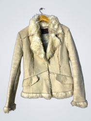 Women's Faux Fur Trimmed Jacket
