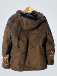 Brown Embroidered Jacket