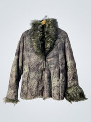 Faux Fur Trimmed Jacket