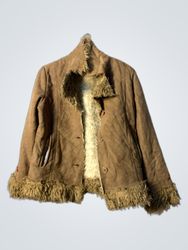 Brown Fur Lined Jacket