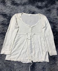 Cache Cache White Knit Cardigan