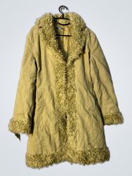 Tan Fur Lined Coat