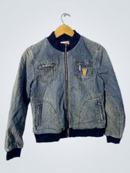 Denim Bomber Jacket