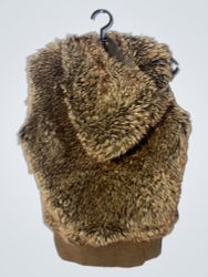Faux Fur Hooded Vest