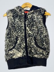 Faux Fur Hooded Vest