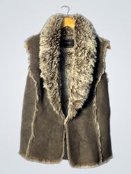 Principles Faux Fur Trimmed Vest