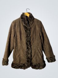 Braetan Since 1955 Brown Faux Fur Lined Jacket