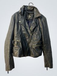 Madeleine Leather Biker Jacket