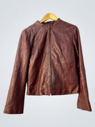 Mari Philippe Leather Jacket