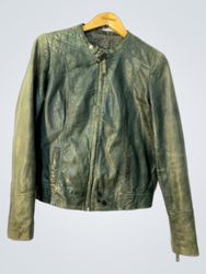 Green Leather Jacket