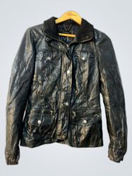 Black Faux Leather Jacket