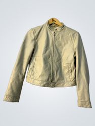 Mexx Women's Beige Bomber Jacket