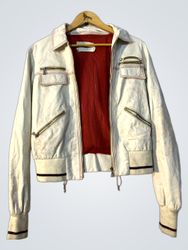 ROSSODISERA Leather Jacket Made in Italy