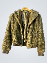 Faux Fur Bomber Jacket