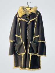 RIVI Shearling Coat Size 42