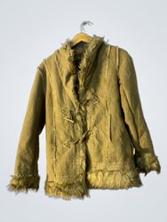 Brown Faux Fur Lined Jacket