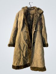 BIG BOSS Suede and Fur Lined Coat