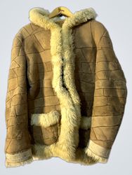 Shearling Hooded Jacket