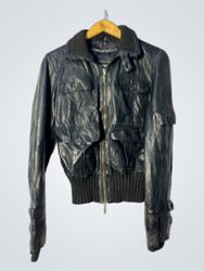 PATAGO Black Leather Jacket
