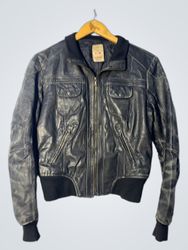 ESTREMO Leather Jacket