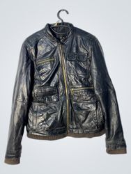 Black Faux Leather Jacket