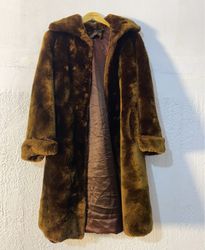 Brown Faux Fur Coat