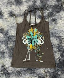 Free People Damen Grafik Tanktop