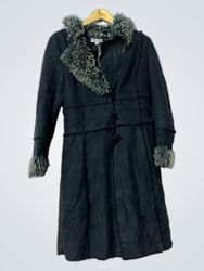 Zelia Faux Fur Trimmed Coat