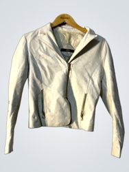White Leather Jacket