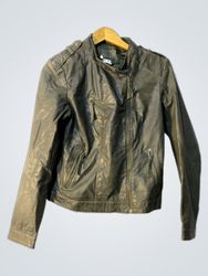 CAMEL Women's Faux Leather Jacket