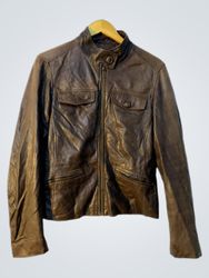 MEXX Leather Biker Jacket