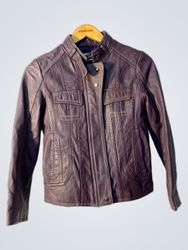 NR Infinite Purple Leather Jacket